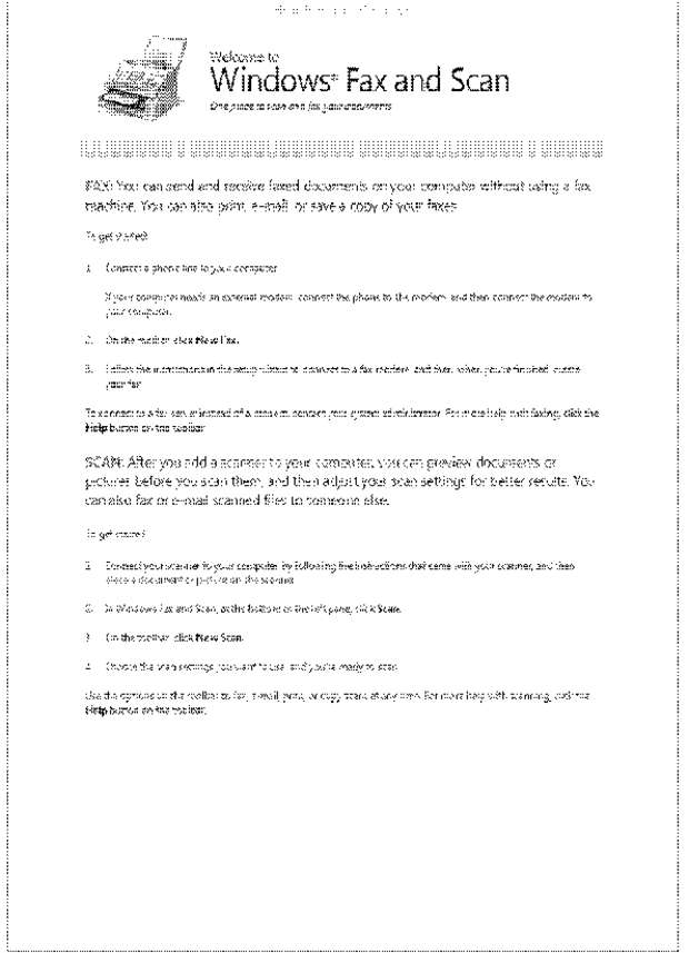 Fax page
