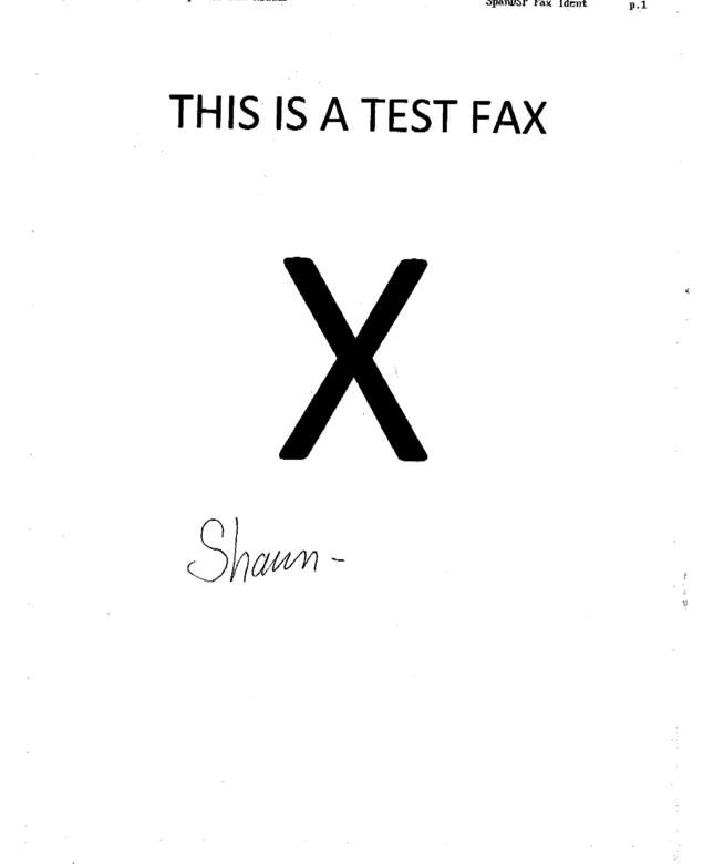fax page