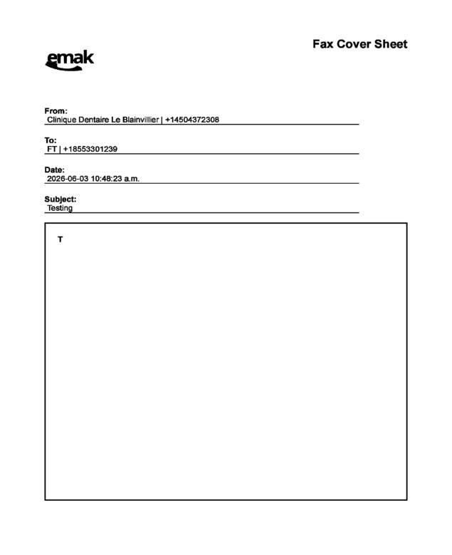 fax page