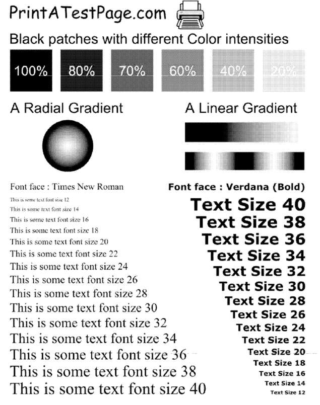 Fax page