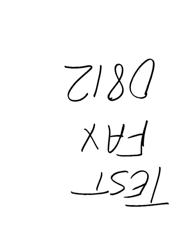 Fax page