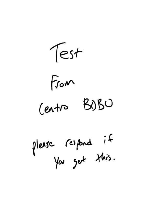 Fax page