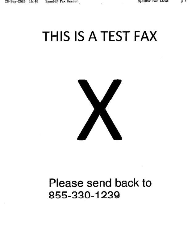 fax page