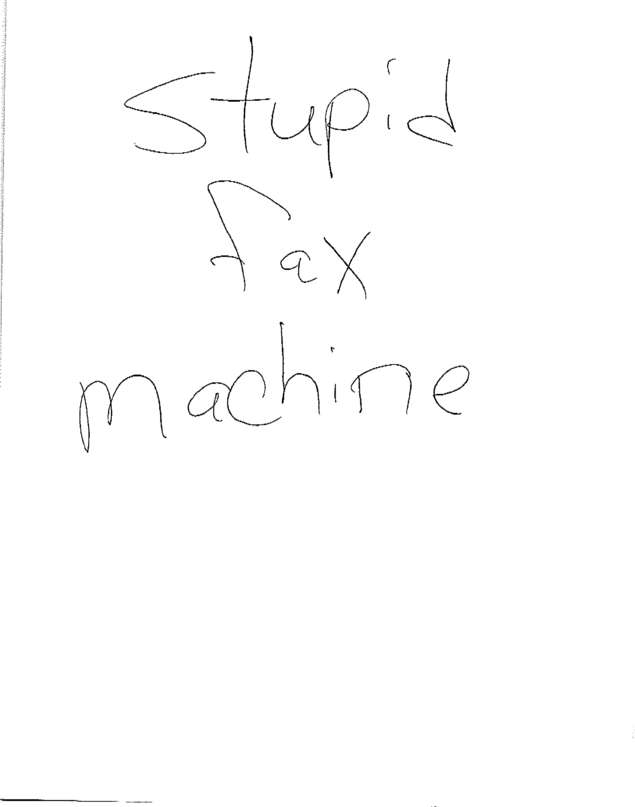 Fax page