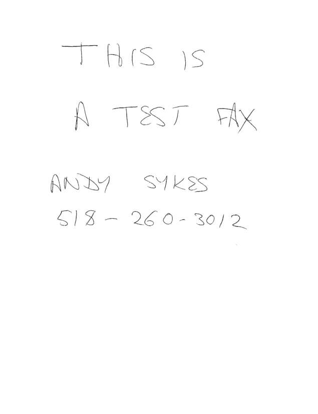 fax page