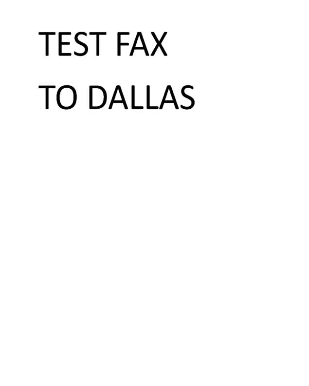 fax page
