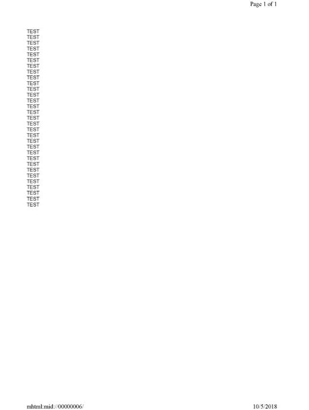 Fax page