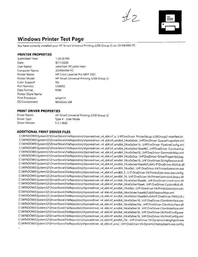 fax page