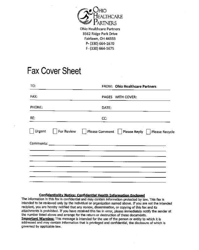 Fax page