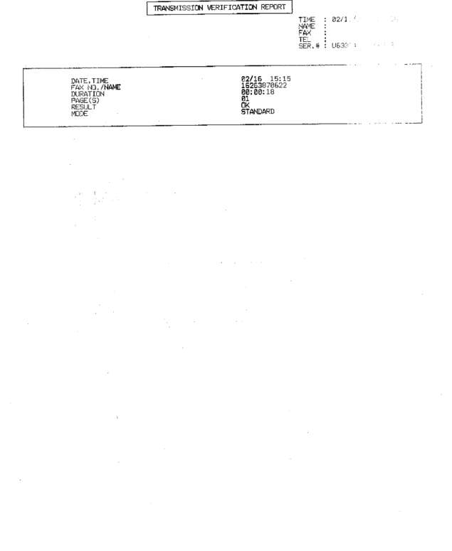 Fax page