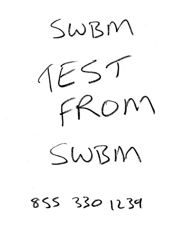 Fax page