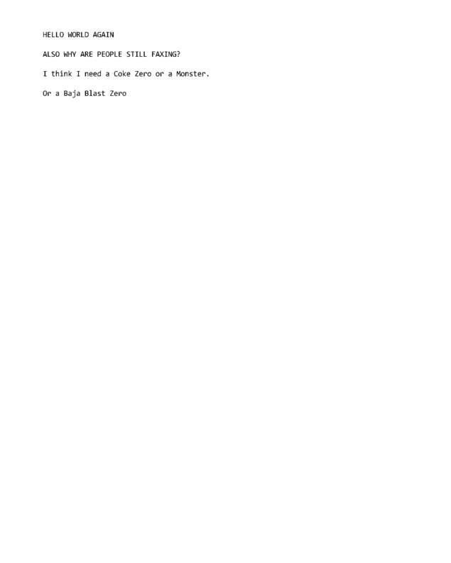 fax page