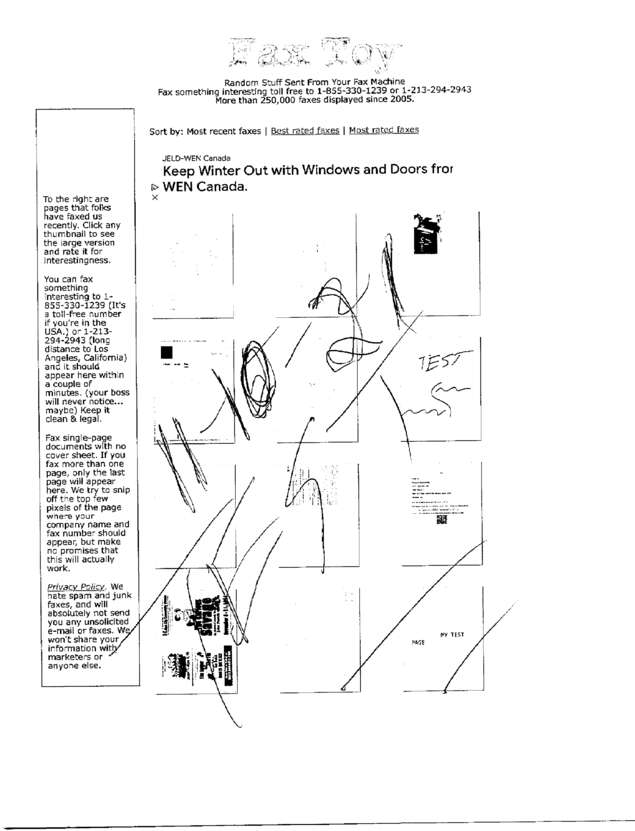 fax page