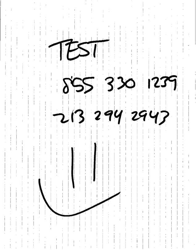 Fax page