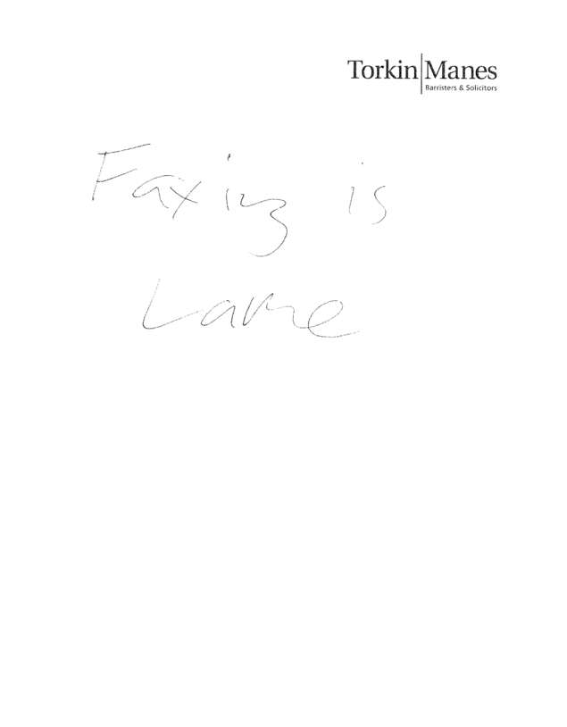 Fax page