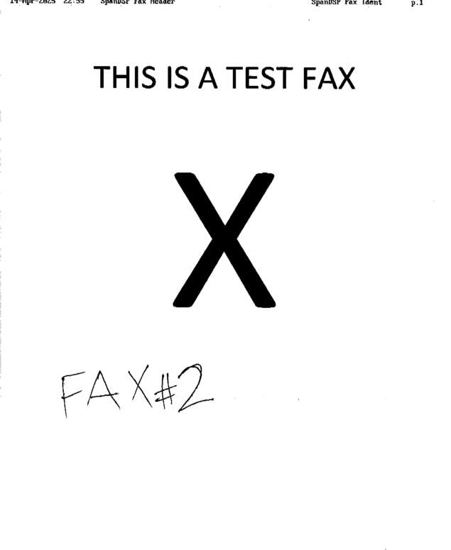 fax page