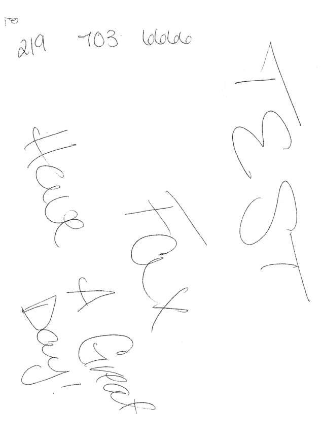 Fax page