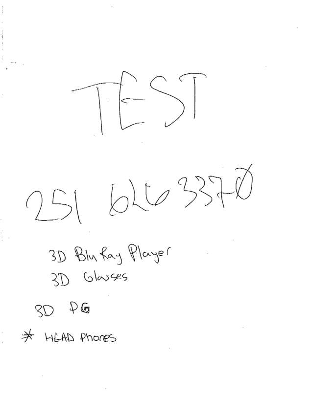 Fax page