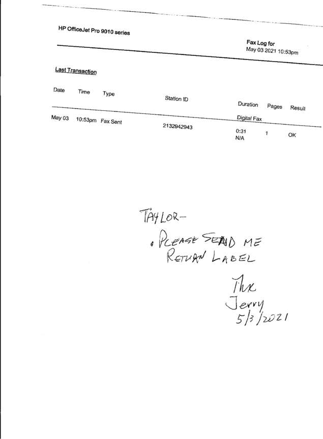 fax page