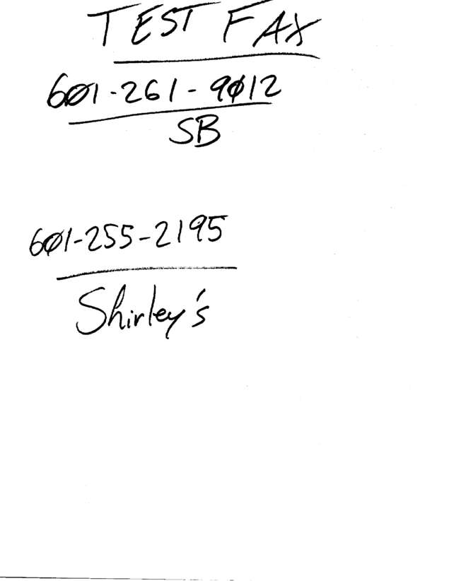 Fax page