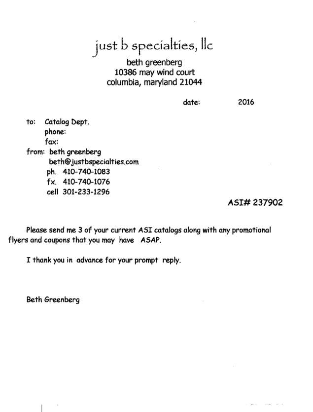 Fax page