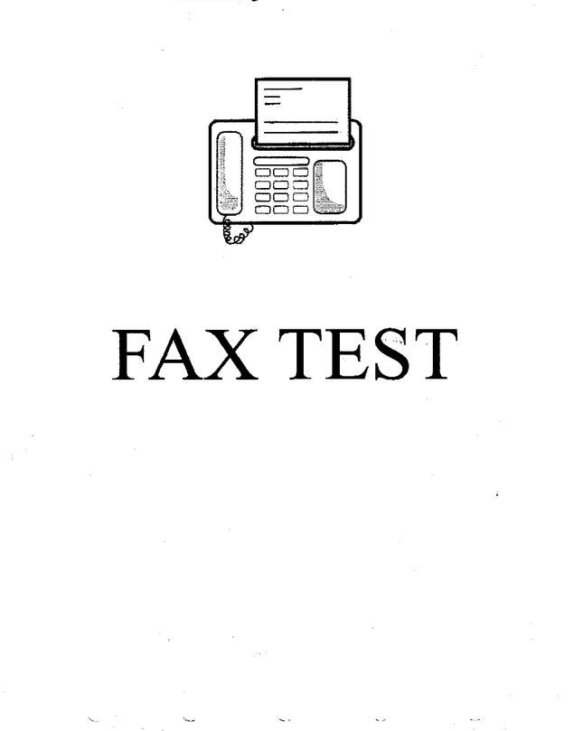 Fax page