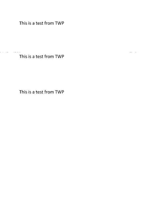 Fax page