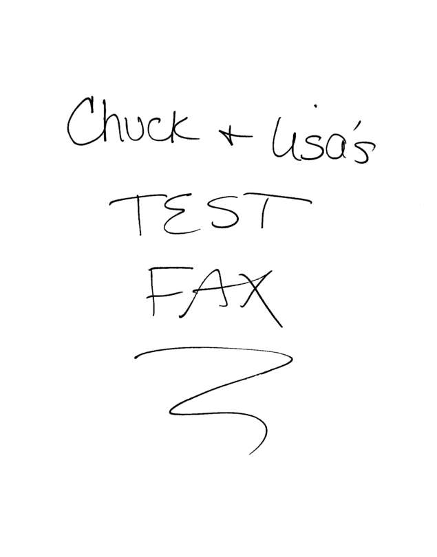 Fax page
