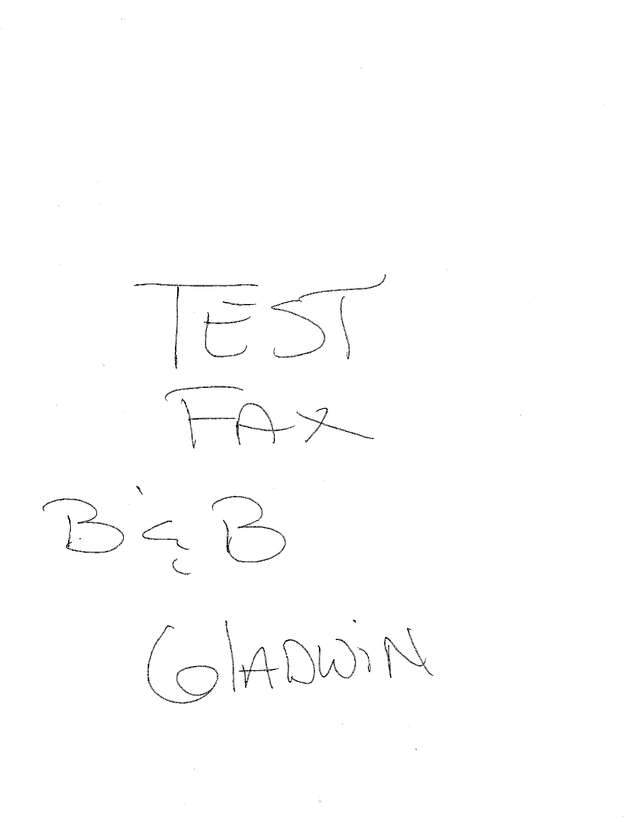 Fax page