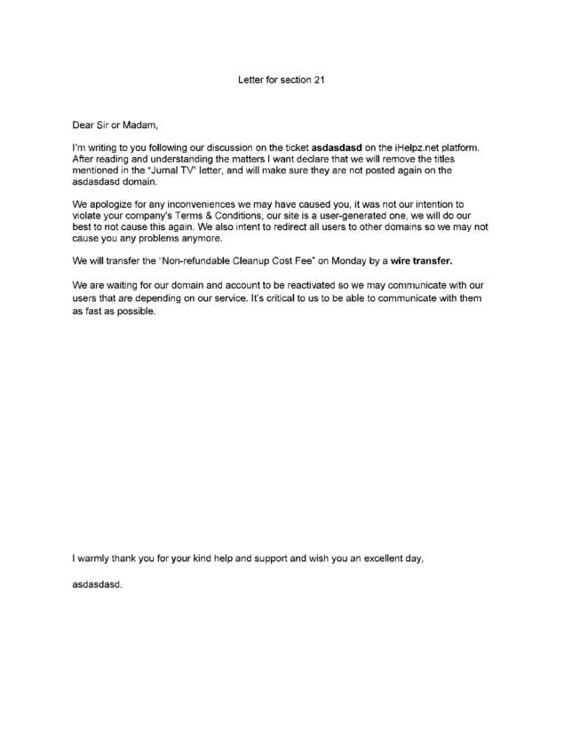 Fax page