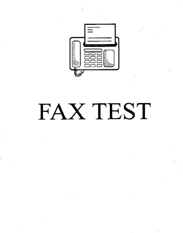 Fax page
