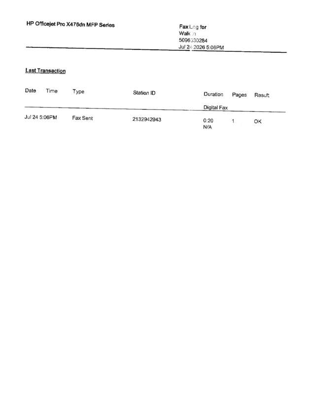 fax page
