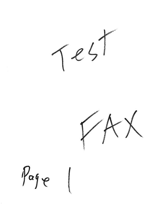 fax page