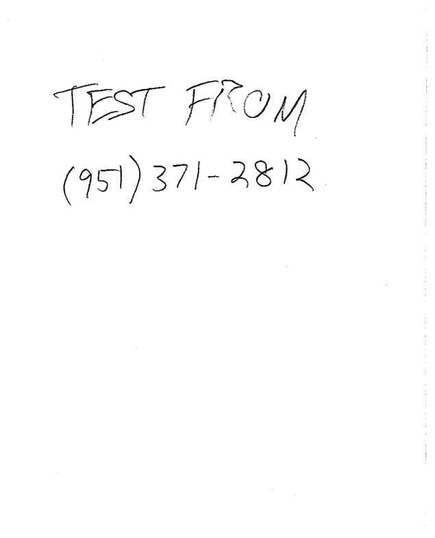 Fax page