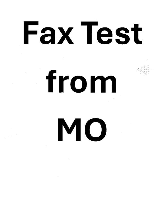 fax page