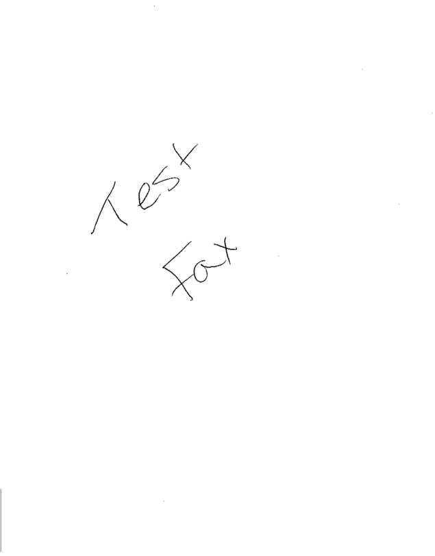 Fax page