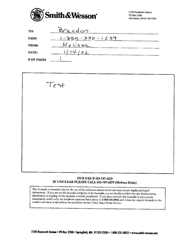 fax page