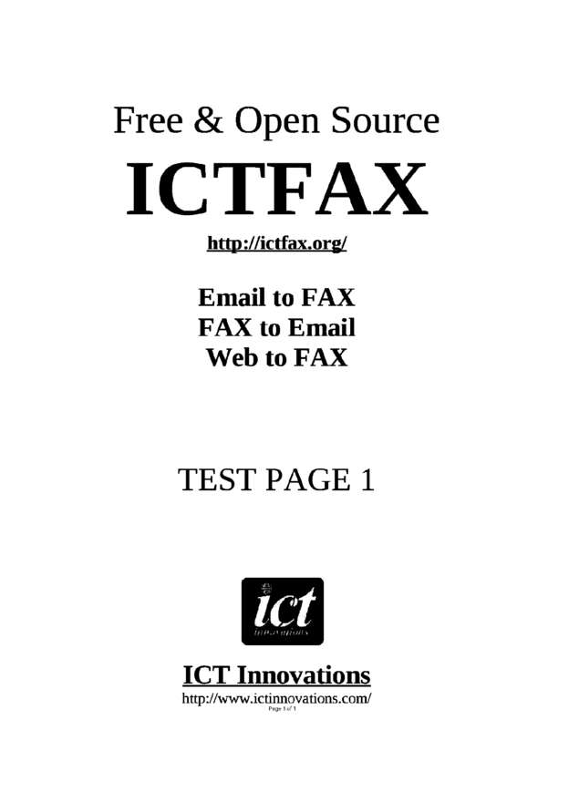 fax page