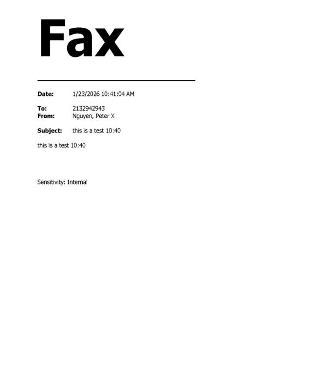fax page