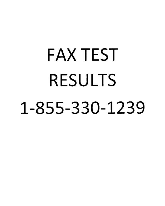 fax page