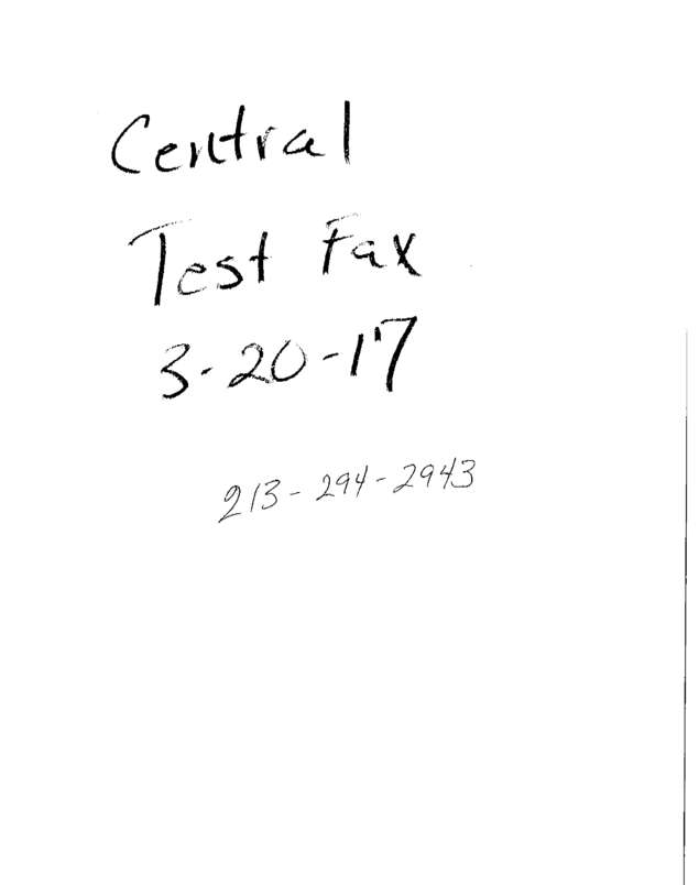 Fax page