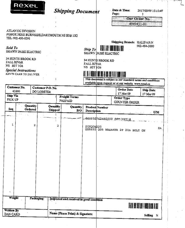 Fax page