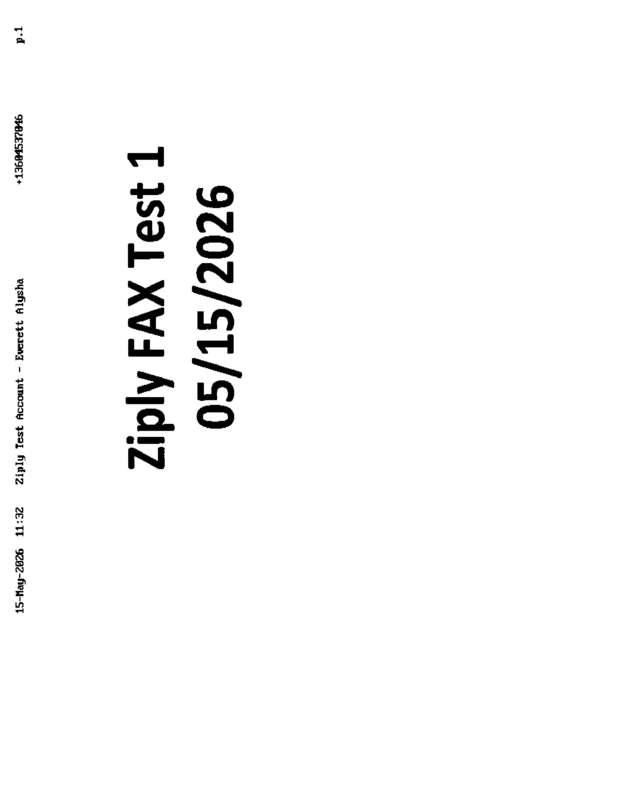 fax page