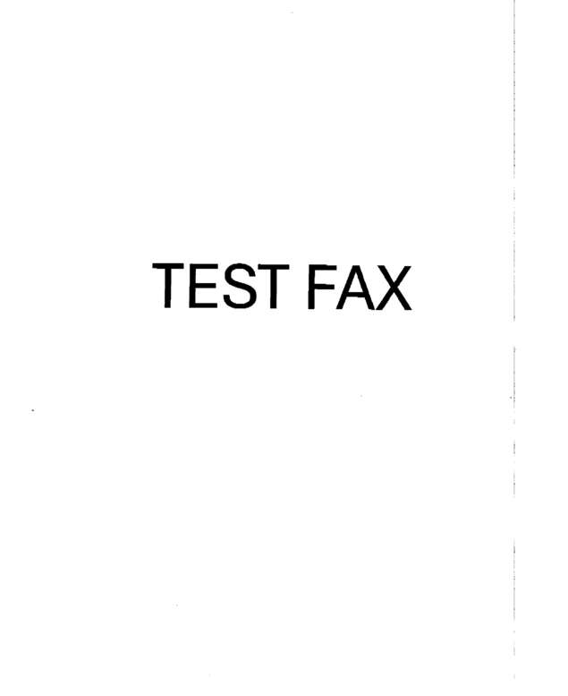 Fax page