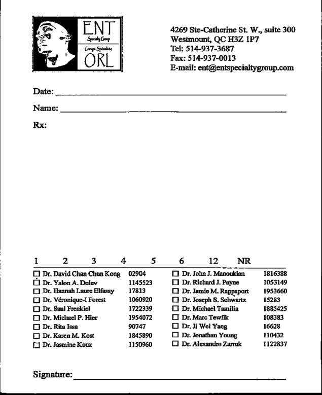 fax page