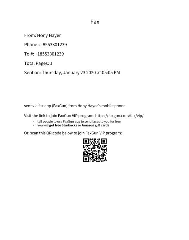 Fax page