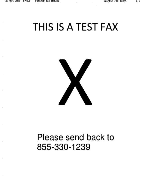 fax page