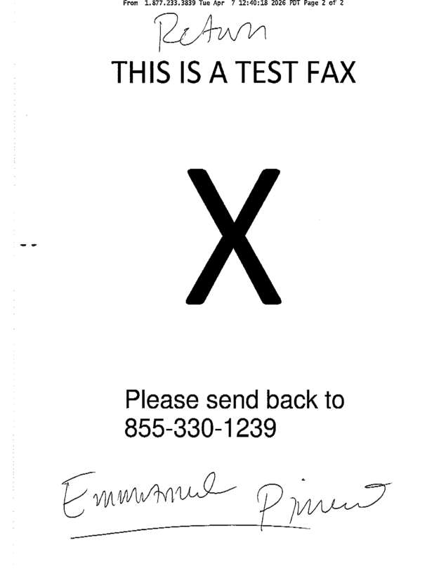 fax page