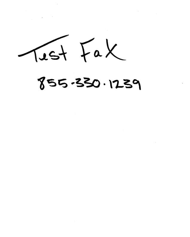 fax page