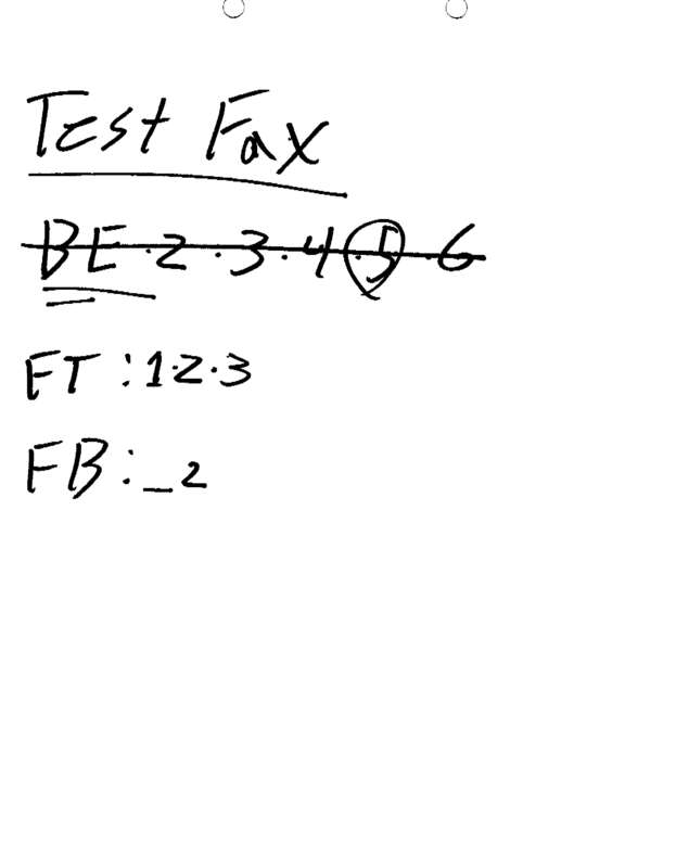 fax page